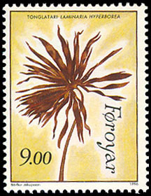 Seaweed on stamp